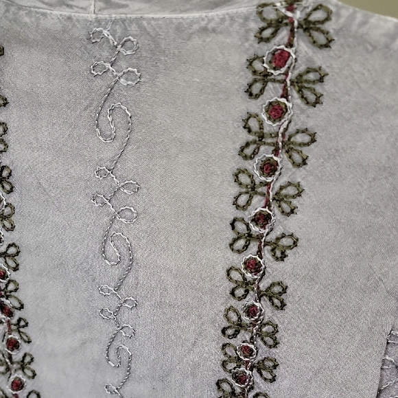 #114 NWT Young Threads Bohemian Elegance Stonewashed Rayon Kimono Woman Size XL - Picture 8 of 12